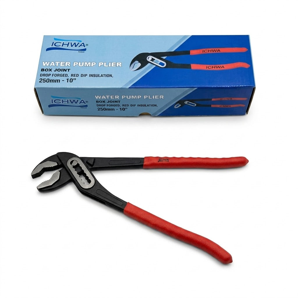Titre : Pince Multiprise Professionnelle ICHWA 250mm (10") - Acier Forgé & Charnière Entrepassée