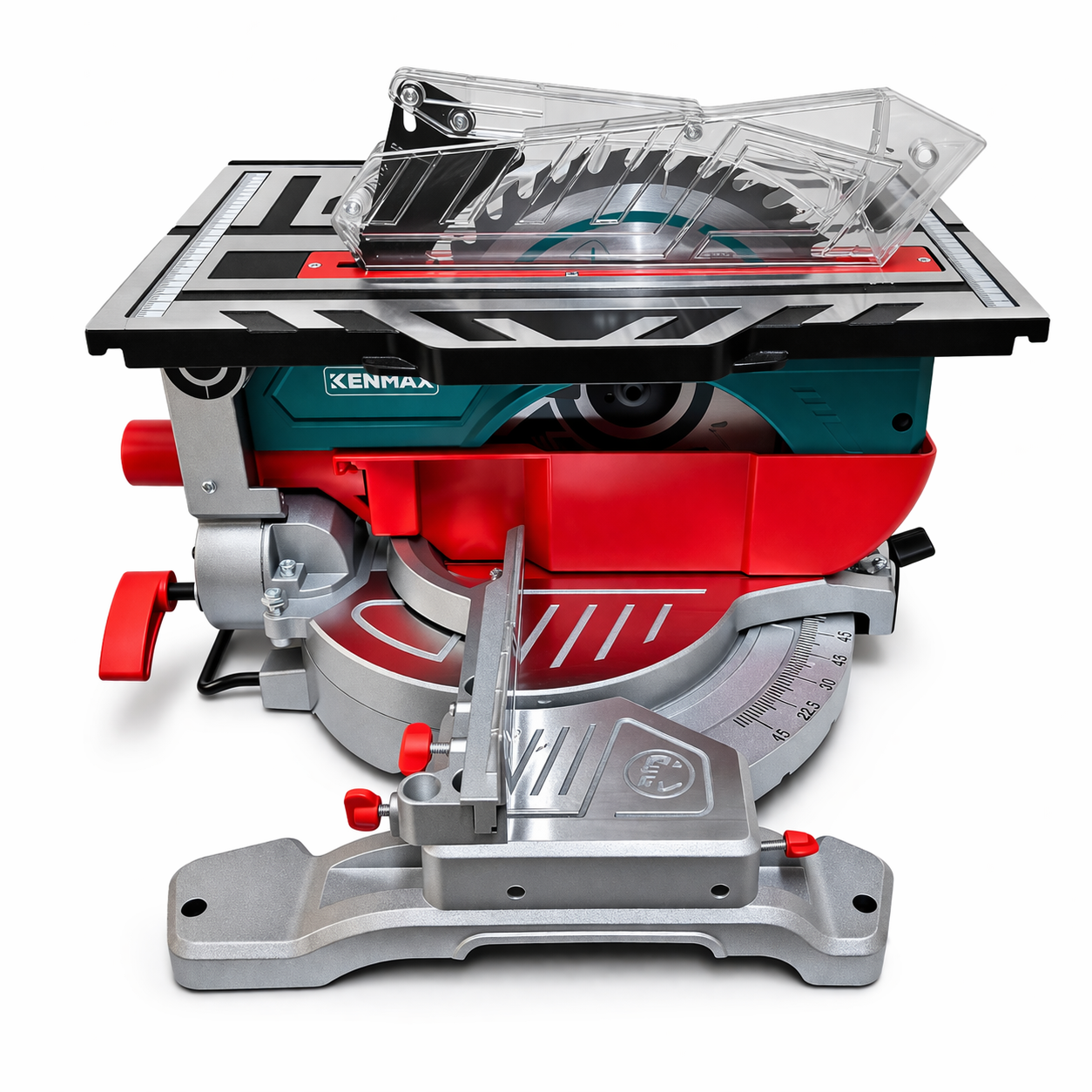 Scie à Onglet Coulissante KENMAX SOCM-255F – 2800W Multifonction Professionnelle