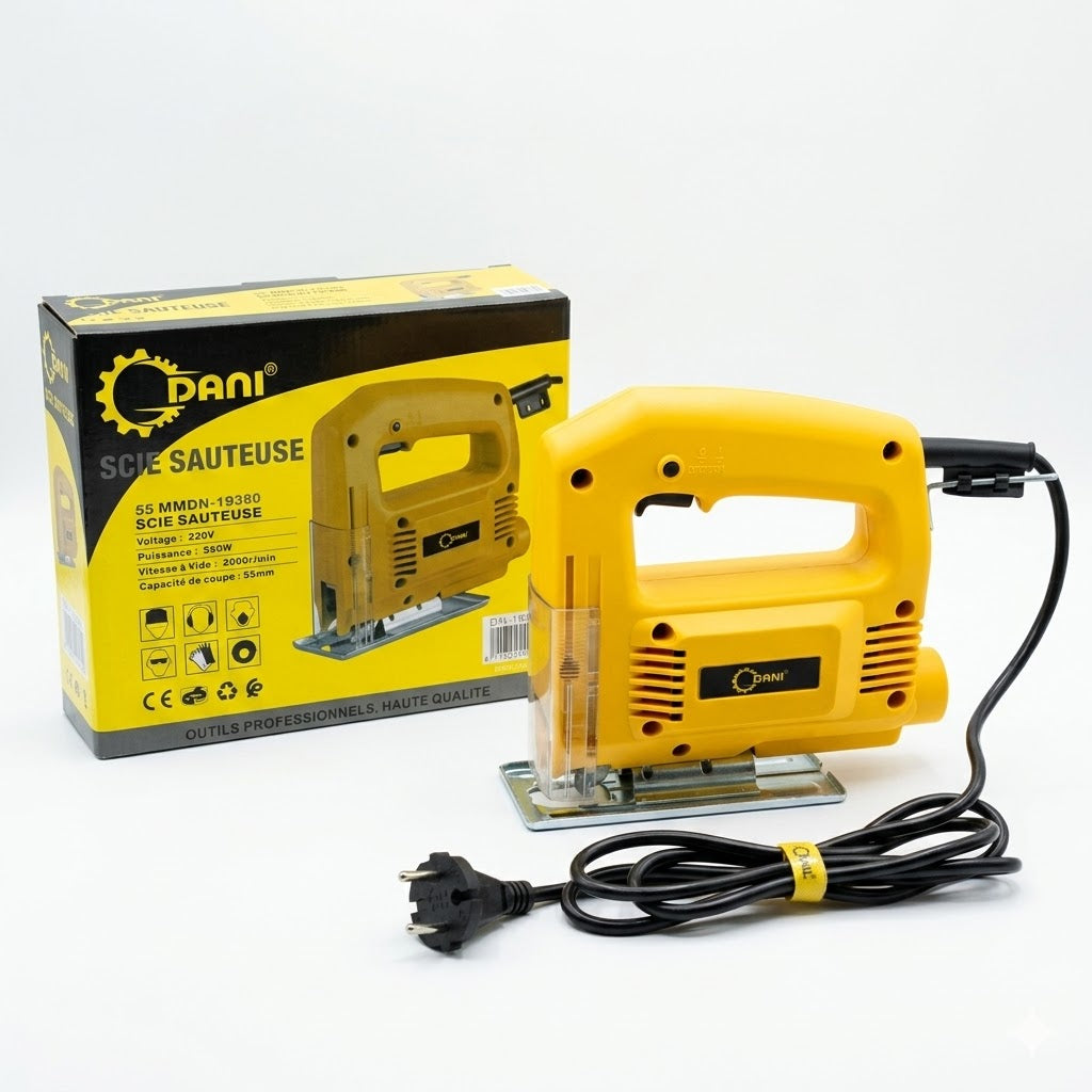 Scie Sauteuse DANI 550W - Capacité de coupe 55mm - Qualité Professionnelle