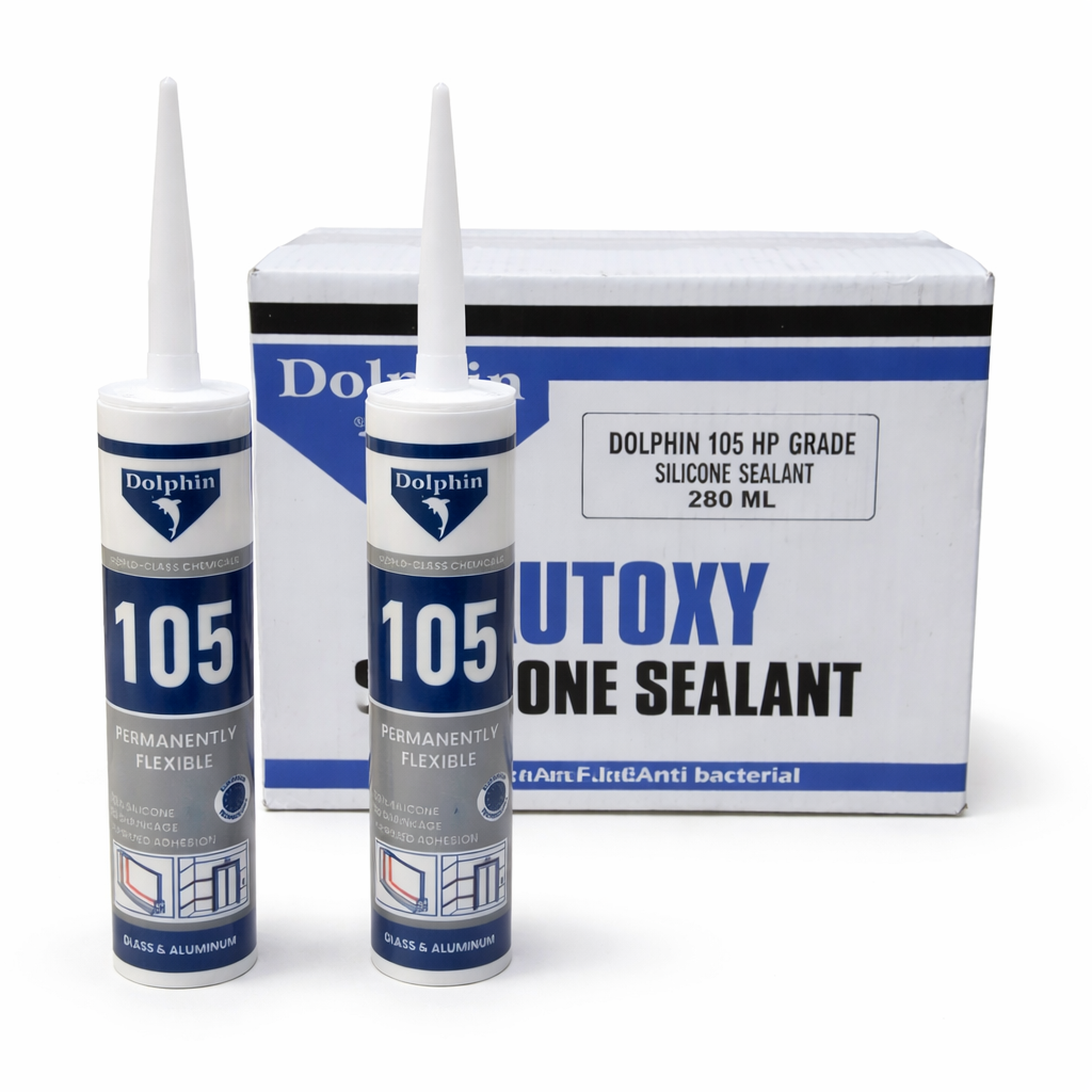 Silicone Sanitaire Dolphin 105 – Mastic Étanche Anti-Moisissure (280ml)