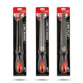 Lot de 3 Limes Professionnelles KRIT (200mm) - Ronde, 1/2 Ronde, Plate - Heavy Duty