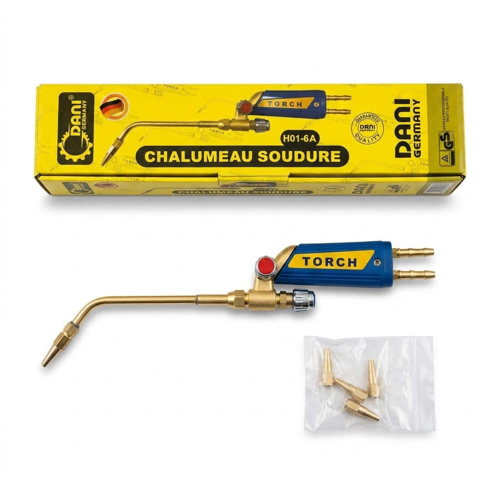Chalumeau Soudeur Professionnel DANI (H01-6A) - Type Injection avec 4 Buses