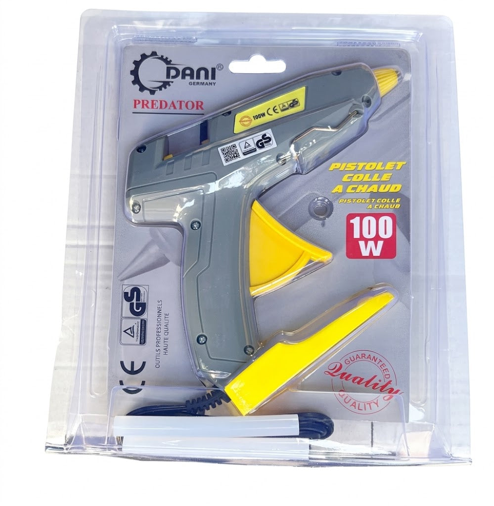 PISTOLET À COLLE À CHAUD 100W PREDATOR - DANI® GERMANY