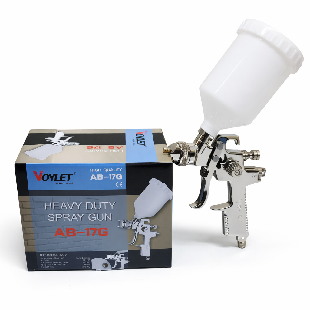 Pistolet de Peinture Pneumatique VOYLET AB-17G – Heavy Duty Haute Précision