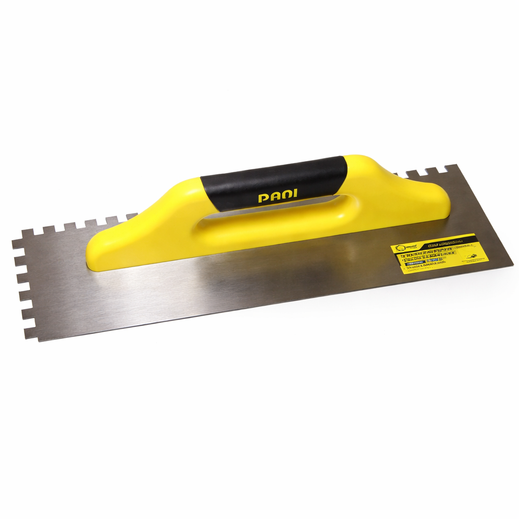 Taloche Crantée Professionnelle en Acier Inoxydable – Outil Idéal pour Pose de Carrelage et Colle