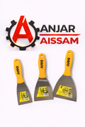 Spatule Professionnelle DANI – Couteau à Enduire en Acier pour Enduit, Plâtre et Peinture (2" 3" 4")