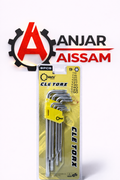 Jeu de Clés Torx DANI 9 Pièces – Set Professionnel T10 à T50 pour Mécanique et Bricolage