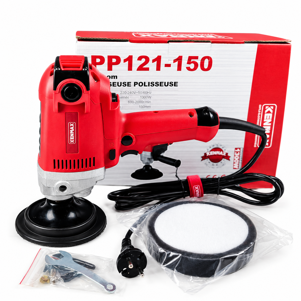 Polisseuse Professionnelle KENMAX PP121-150 – 1300W, 150 mm