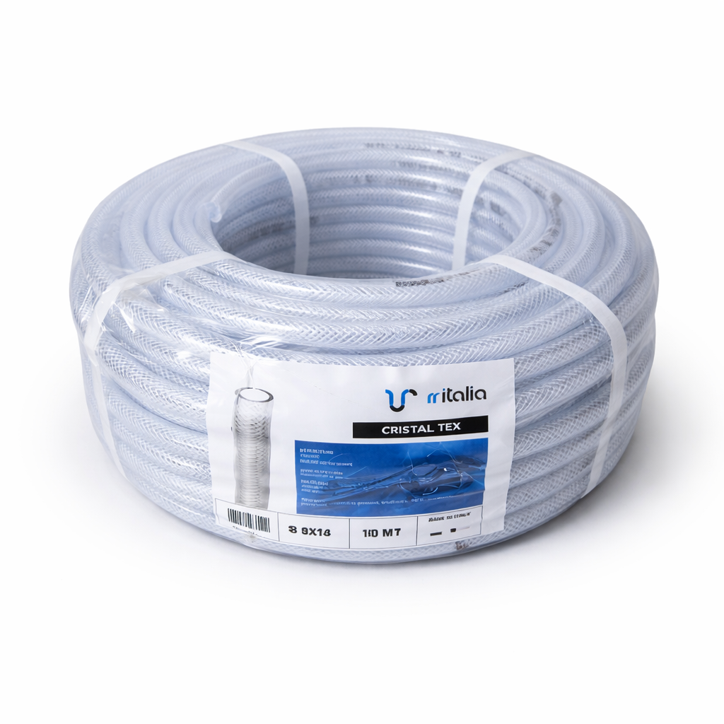 Tuyau PVC Transparent Renforcé Cristal Tex 10m – Flexible et Résistant