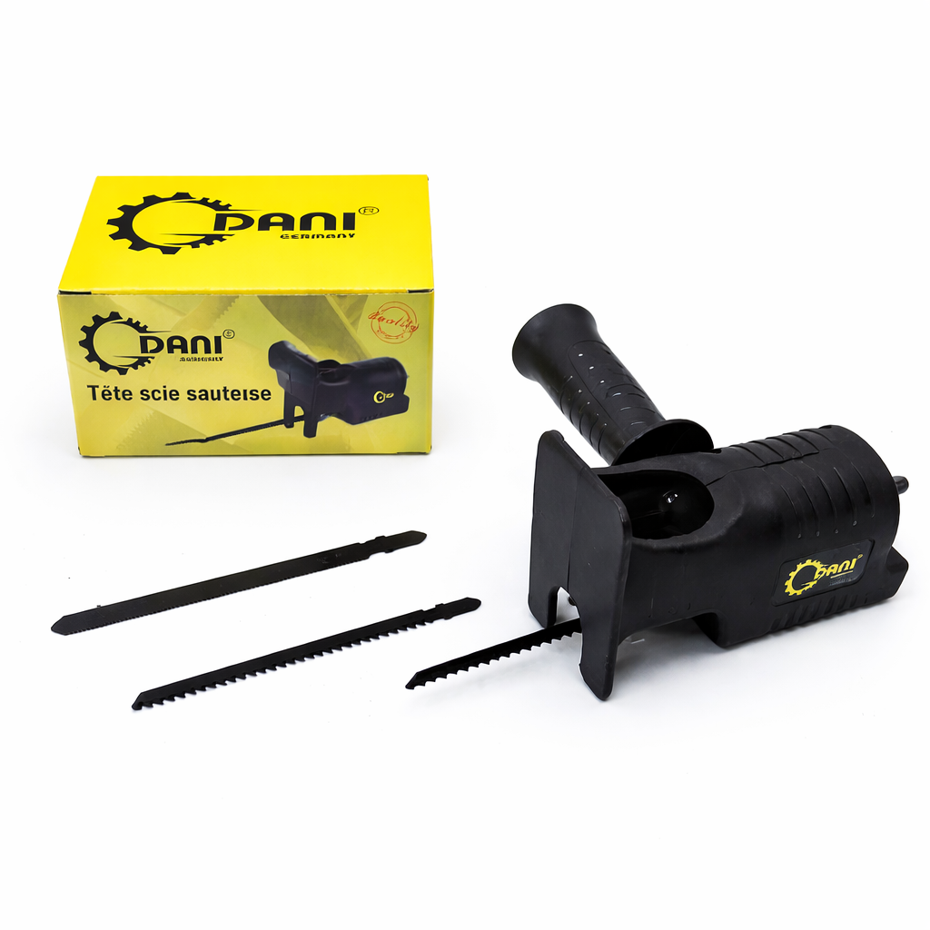 Tête Scie Sauteuse Dani – Adaptateur Multifonction pour Perçage et Découpe