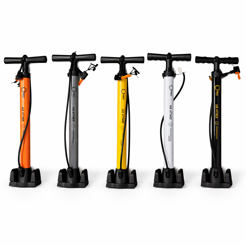 Pompe à Air à Pied Professionnelle – Gonflage Rapide avec Manomètre Intégré