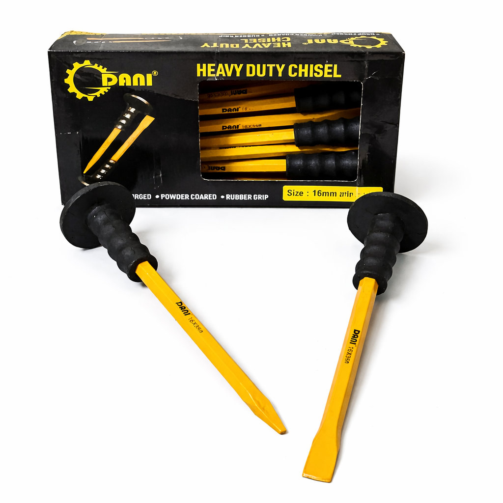 Set de Burins Professionnels Dani 16mm – Heavy Duty avec Protection et Poignée Antidérapante