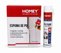 Mousse Polyuréthane PU HOMEY 750 ml – Expansion 80L – Usage Général