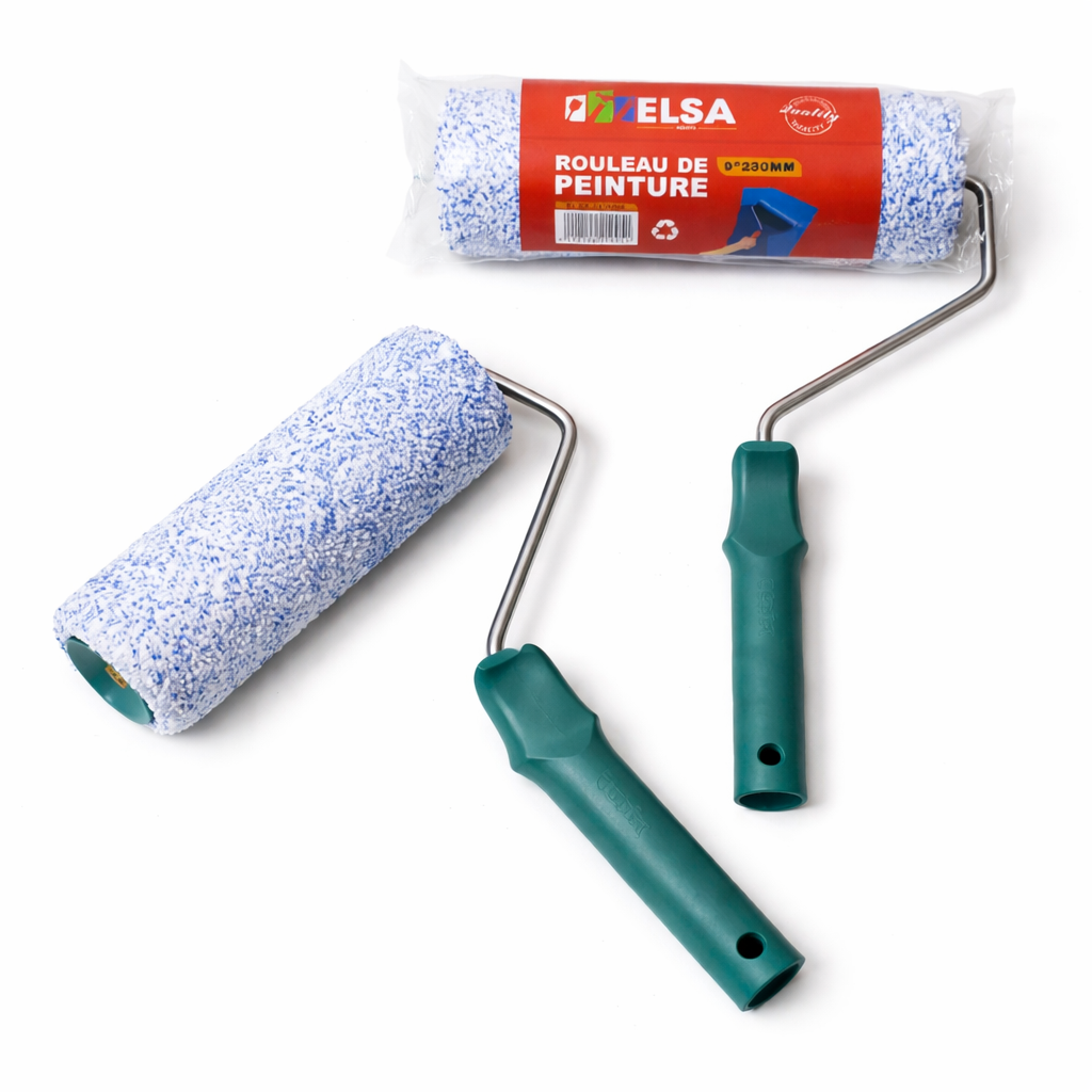 Rouleau de Peinture ELSA 230mm – Fibre Anti-Goutte Haute Couverture