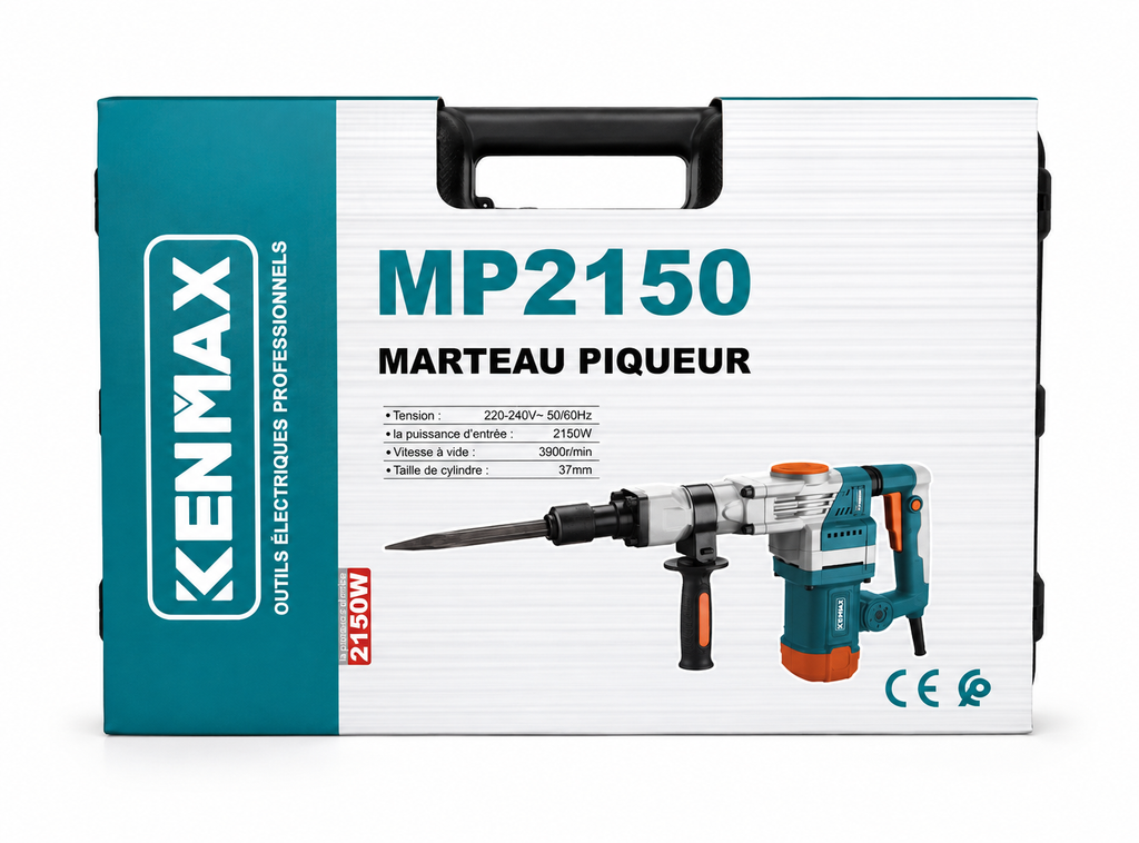 Marteau Piqueur Électrique KENMAX MP2150 – 2150W Professionnel