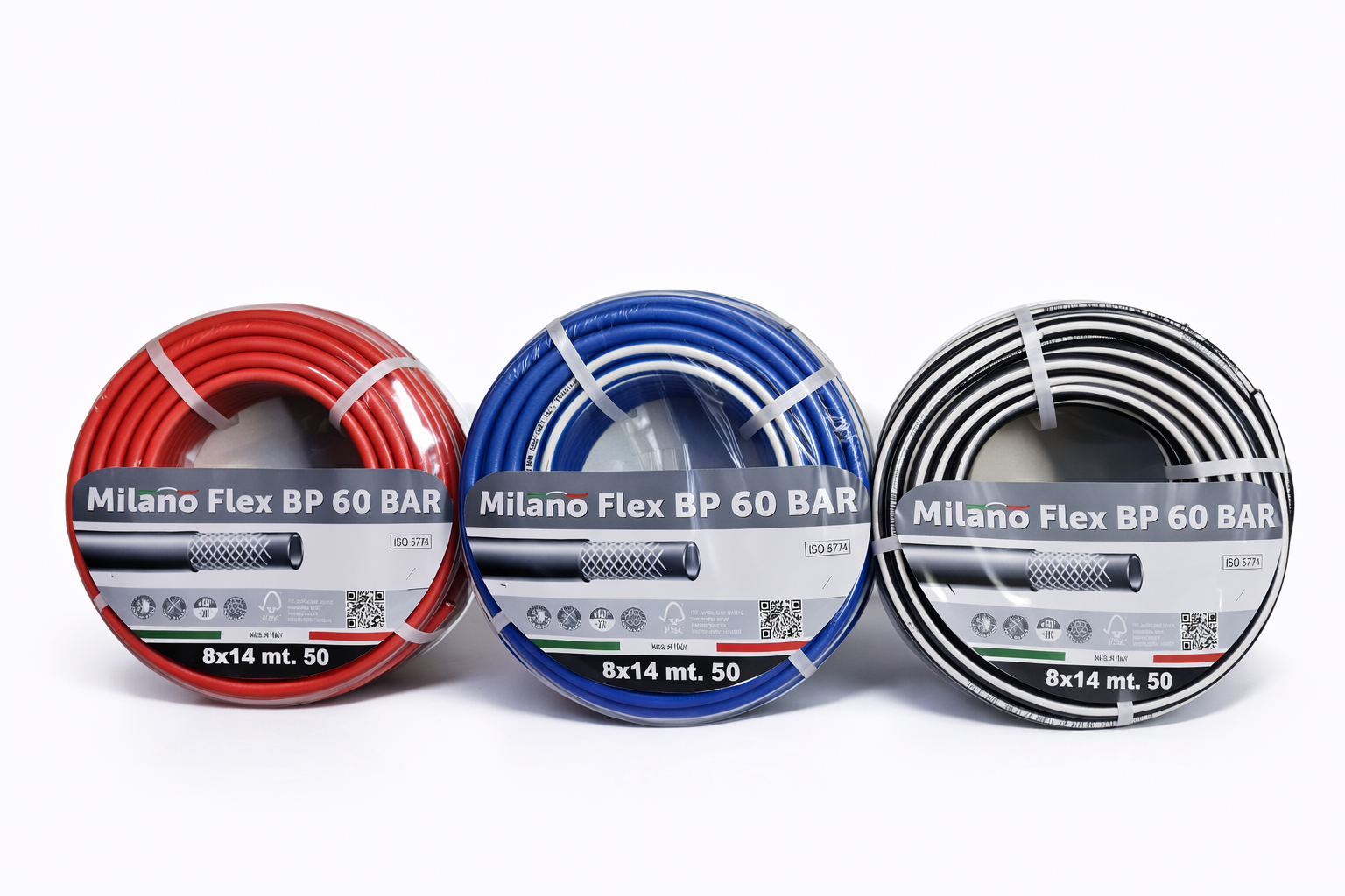 Milano Flex BP 60 BAR – Tuyau Professionnel Disponible en 3 Couleurs