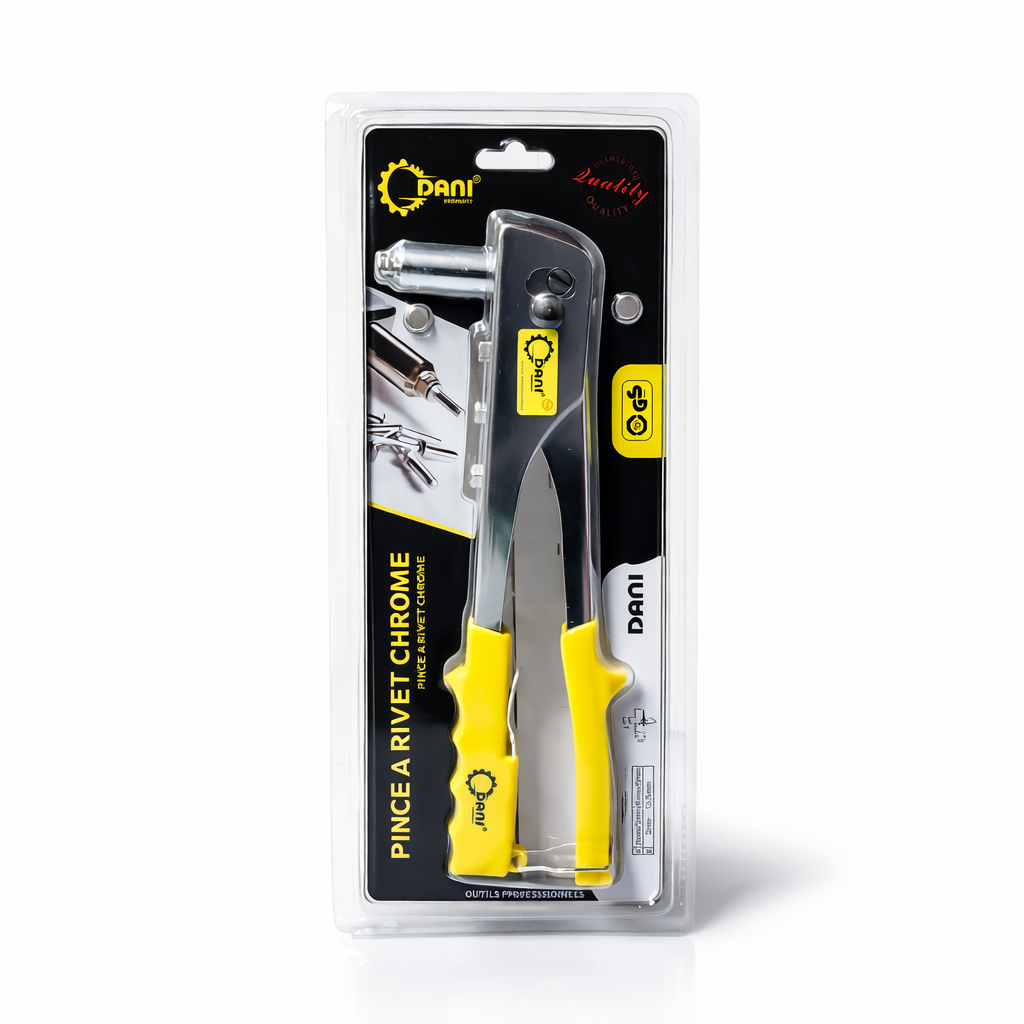 Pince à Riveter DANI Professionnelle – Riveteuse Manuelle en Acier Chromé