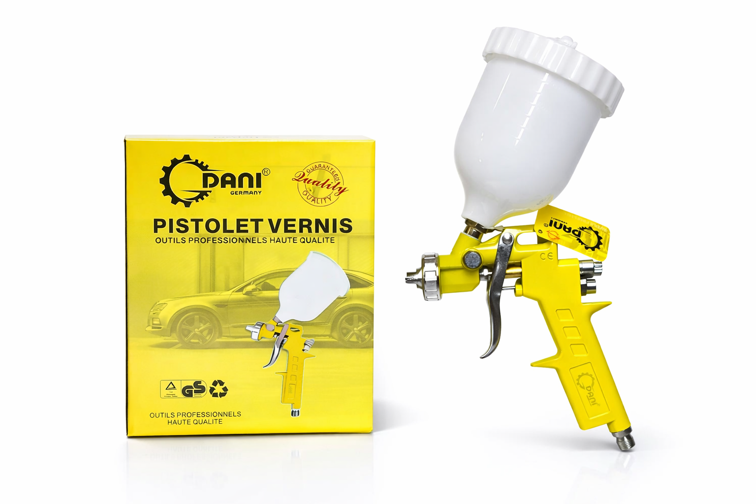 Pistolet à Peinture DANI – Pistolet Vernis Professionnel