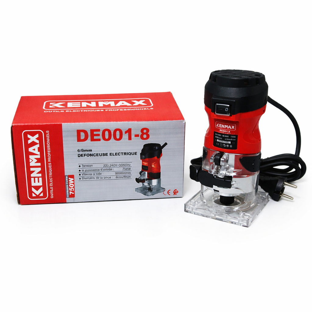 Défonceuse Électrique KENMAX 750W – Précision Pro pour Bois & Bricolage