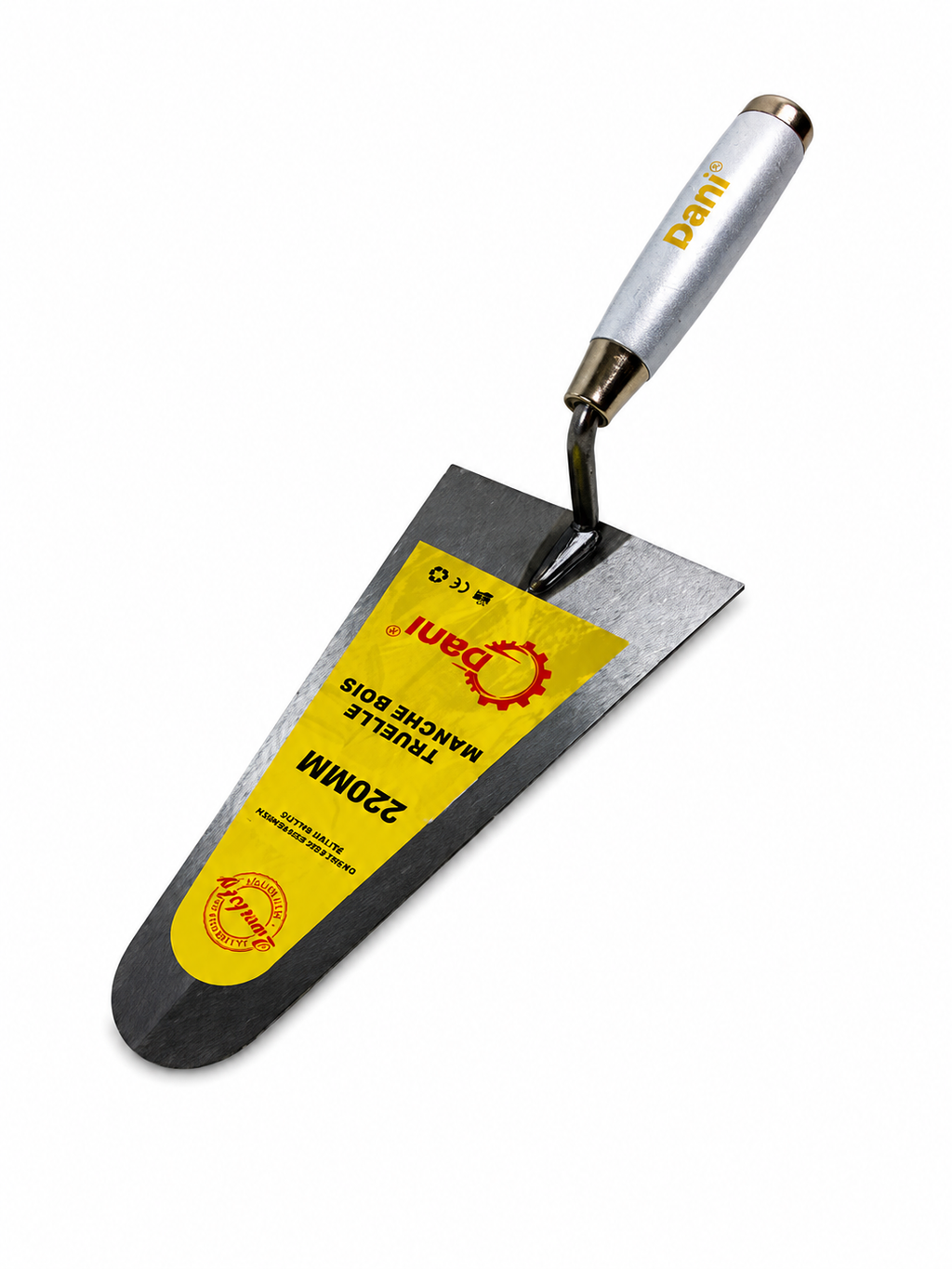 Truelle de Maçon DANI Professionnelle – Acier Trempé – Plusieurs Tailles Disponibles