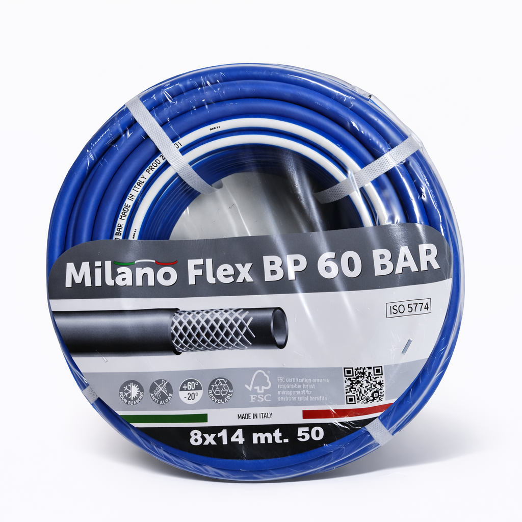 Milano Flex BP 60 BAR – Tuyau Professionnel Disponible en 3 Couleurs