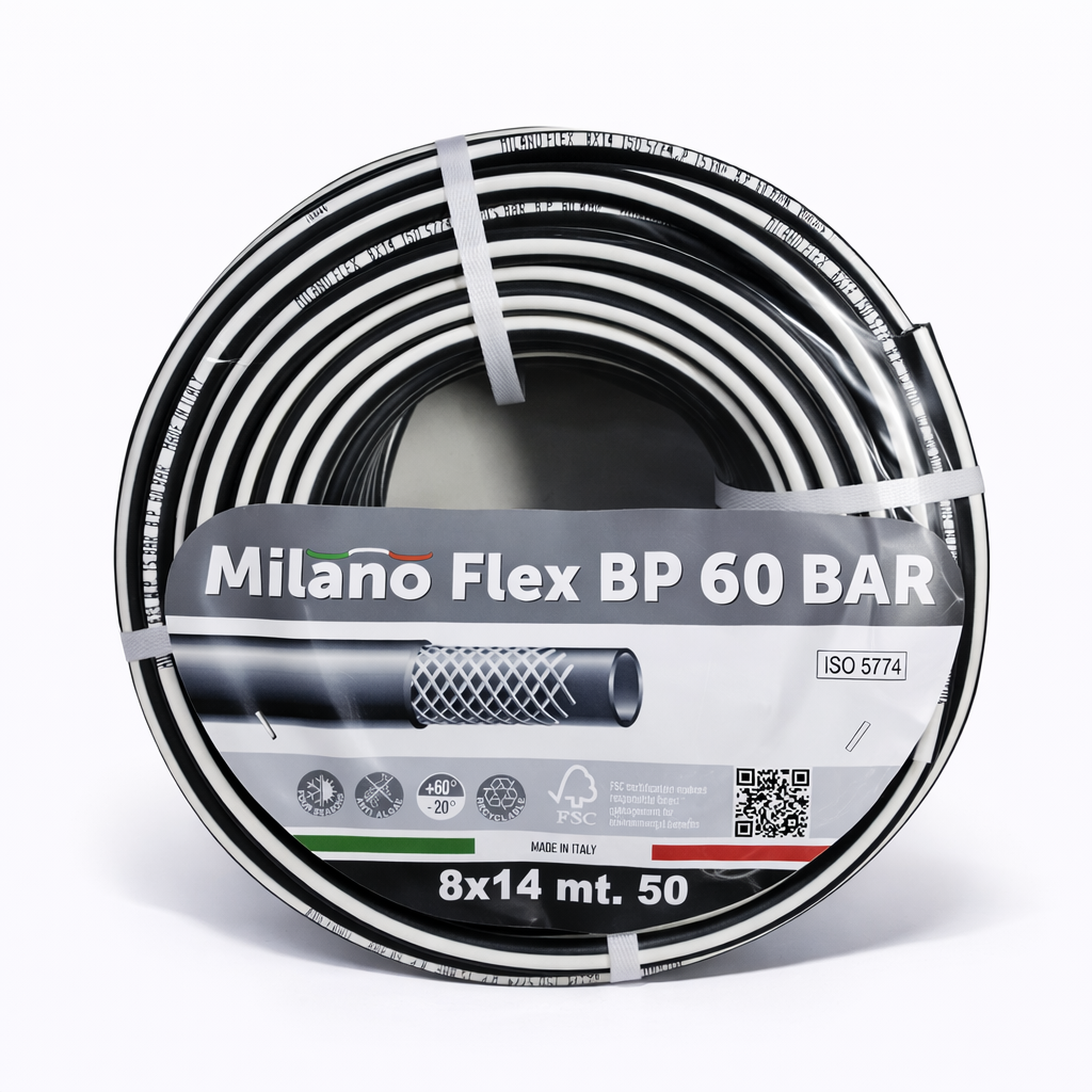 Milano Flex BP 60 BAR – Tuyau Professionnel Disponible en 3 Couleurs