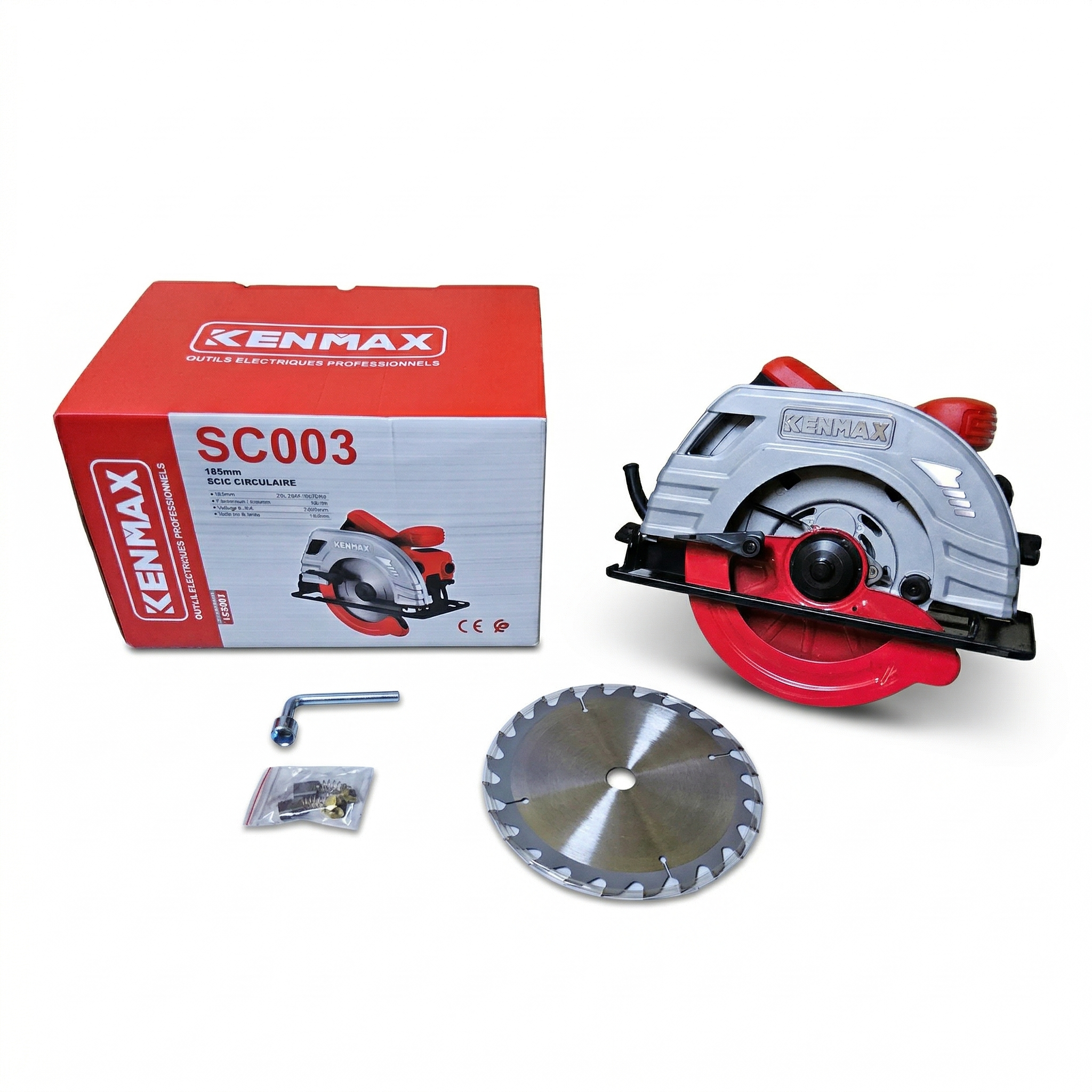 Scie Circulaire KENMAX SC003 185mm – Coupe Puissante & Précise pour Bois