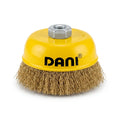 Brosse Soucoupe laiton à Fils Ondulés pour Meuleuse – DANI 5*125