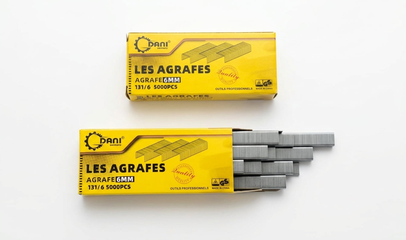 Boîte de 5000 Agrafeuses 6MM Type 131/6 DANI Germany