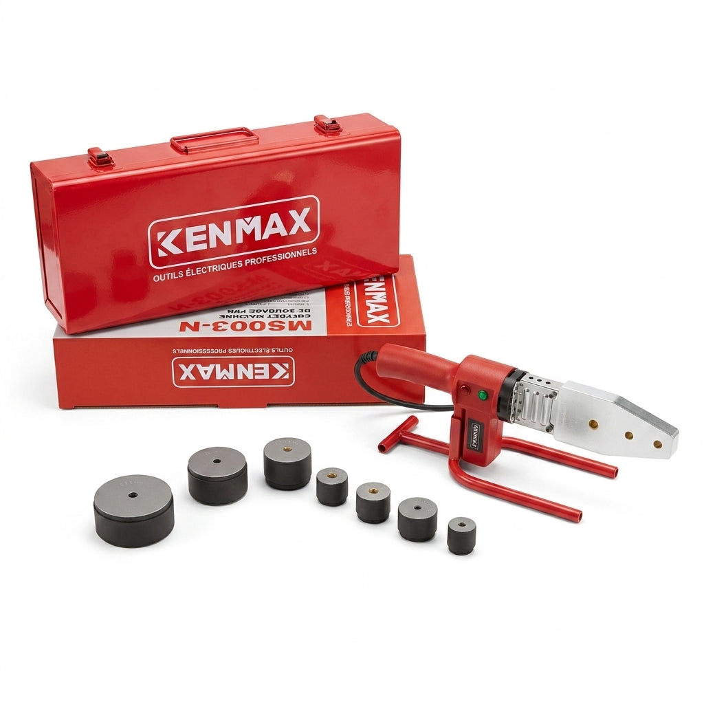 Coffret Machine de Soudage PPR 1000W - KENMAX MS001 avec Accessoires & Douilles