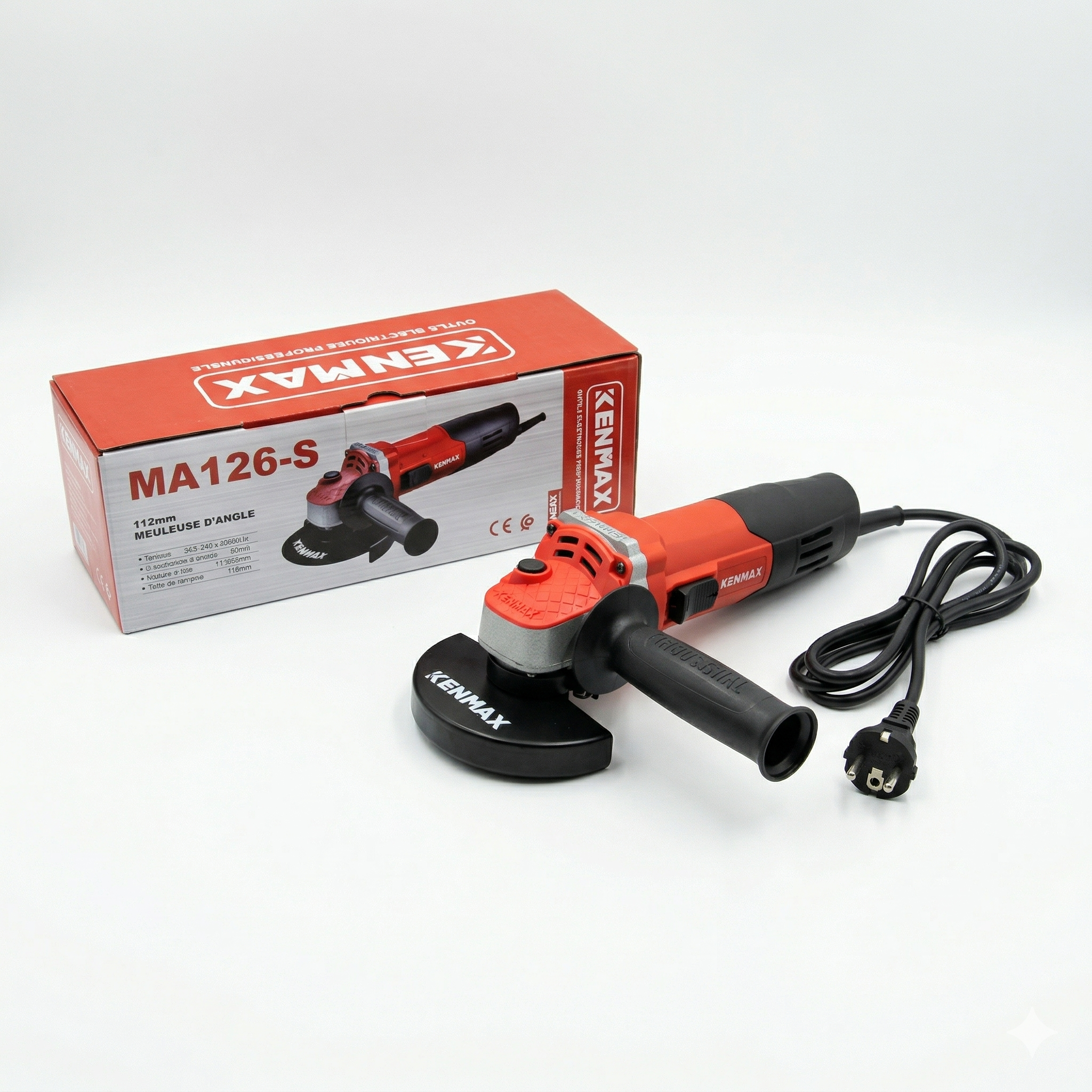 Meuleuse d’Angle KENMAX MA126-S 115mm – Puissance & Précision pour Bricolage et Chantier