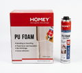Mousse Polyuréthane HOMEY PU FOAM 80 – Multi-Usage – 750 ml Carton de 12 cartouches