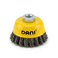 Brosse Soucoupe Métallique Torsadée 5*125 mm pour Meuleuse – DANI