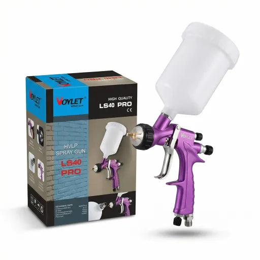 Pistolet à Peinture VIOLET LS40 PRO HVLP – Haute Performance Professionnelle