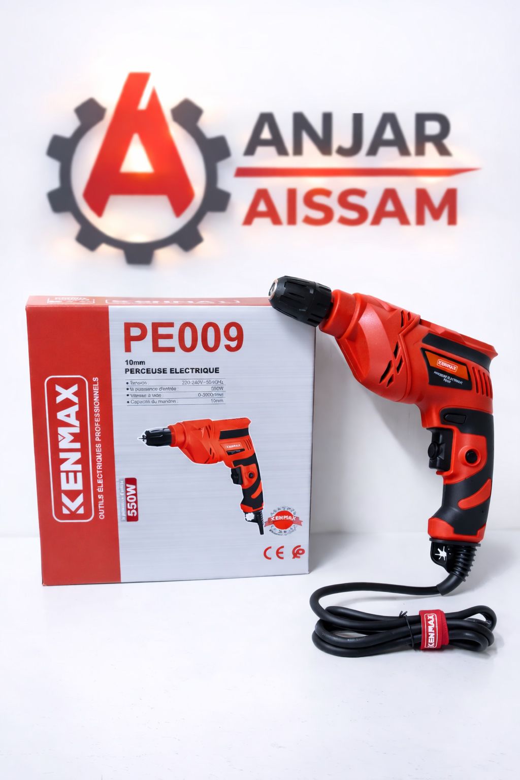 Perceuse Électrique KENMAX PE009 – 550W Mandrin 10mm Haute Performance