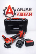 Meuleuse d’Angle Sans Fil KENMAX 20V – Outil Professionnel avec Batterie 4000mAh, Chargeur et Mallette
