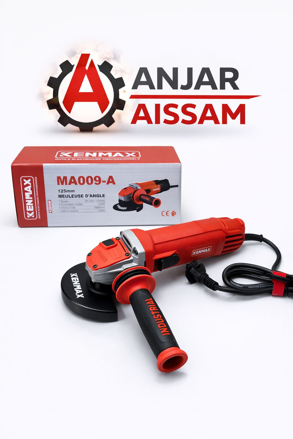 Meuleuse d’Angle KENMAX MA009-A – 125mm Meuleuse Électrique Professionnelle