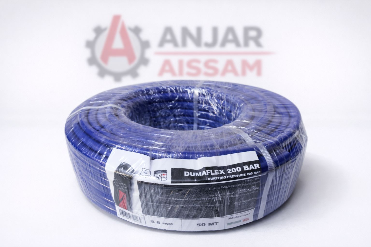 Tuyau Haute Pression Dumaflex 200 Bar – 50 m | Tuyau Résistant pour Air, Eau et Compresseur