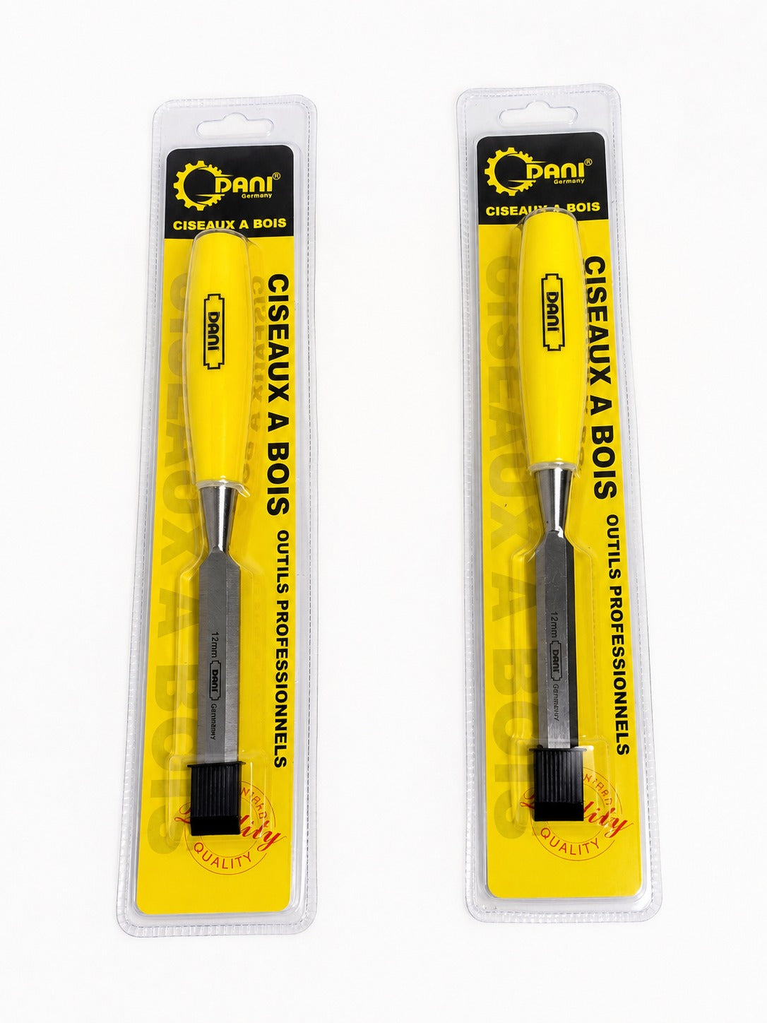 Ciseau à Bois Professionnel 12mm DANI Germany – Lame de Précision et Manche Ergonomique