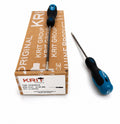 Tournevis Plat Professionnel KRIT France 4x150 mm – Boîte de 12 Unités