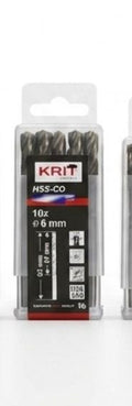 Forets HSS-Co KRIТ – Coffret 10 pièces Ø6 mm
