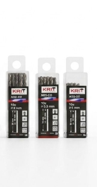 Forets HSS-Co KRIТ – Coffret 10 pièces Ø3 mm 🔩