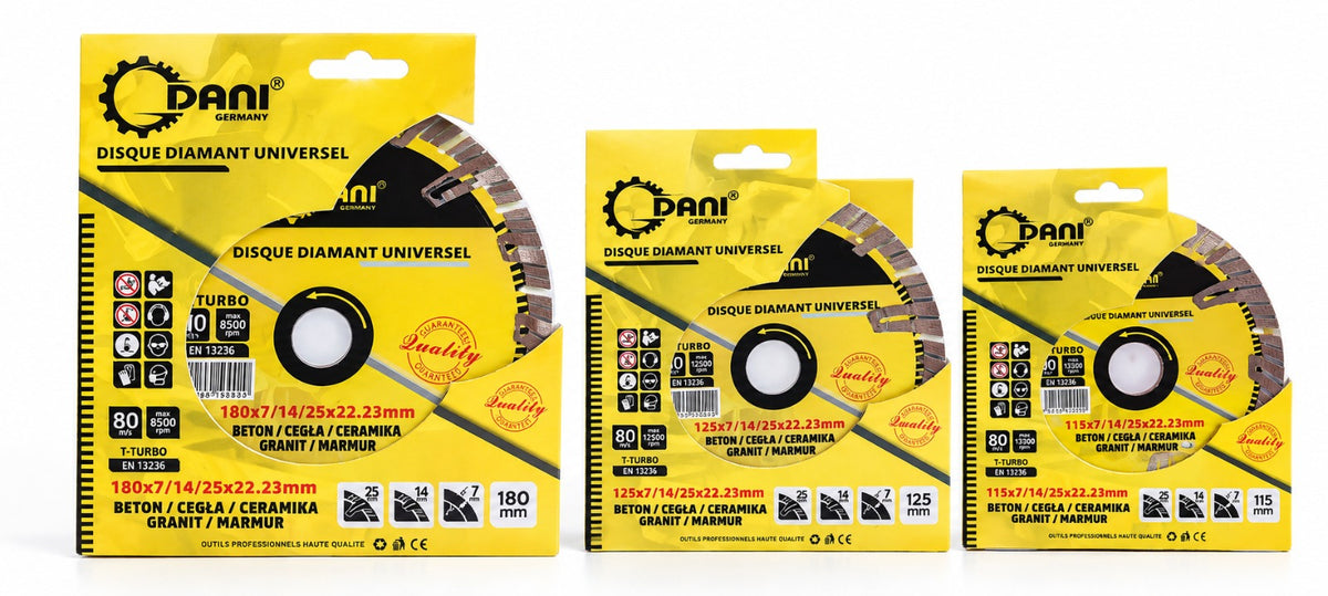 DISQUE DIAMAND UNIVERSELLE 180MM DANI 10PCS