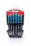 Jeu de Tournevis à Frapper 6 Pièces KRIT France – Ultra Résistant Cr-V, Usage Professionnel