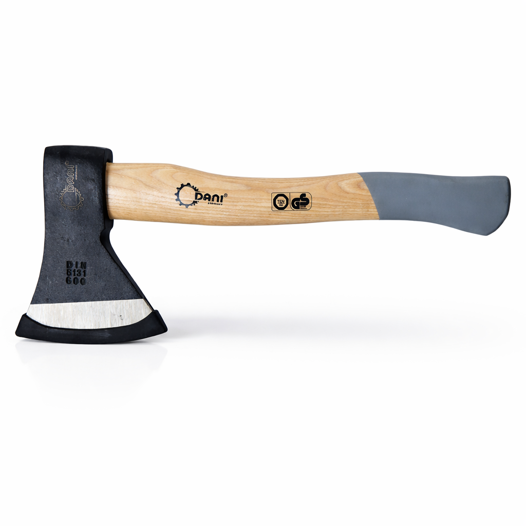 Hache Professionnelle DANI DIN 5131 600g – Hache de Bûcheron Haute Qualité
