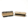 Brosse Métallique Manuelle en Bois – Nettoyage Puissant Acier/Laiton