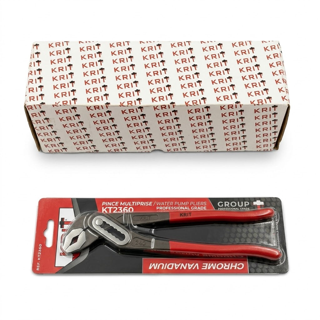 Pince Multiprise Professionnelle KRIT KT2360 - Chrome Vanadium (240mm)