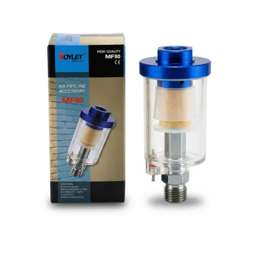 Filtre à Air Comprimé VIOLET MF80 – Séparateur d’Eau et Impuretés